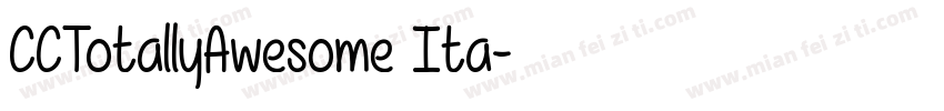 CCTotallyAwesome Ita字体转换